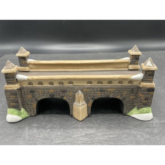 Vintage Dept 56 Stone Train Tressel #5981-1 Heritage Village Collection In Box - Picture 1 of 12